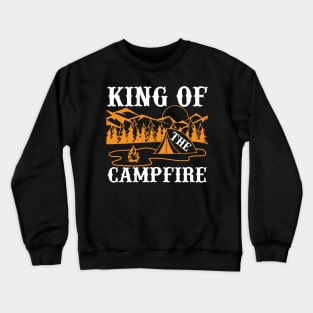 King Of The Campfire T Shirt For Women Men Crewneck Sweatshirt